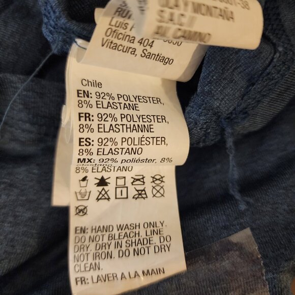 Quiksilver Surf Logo Shirt XL – Blue Long Sleeve Performance Rashguard - Picture 10 of 11